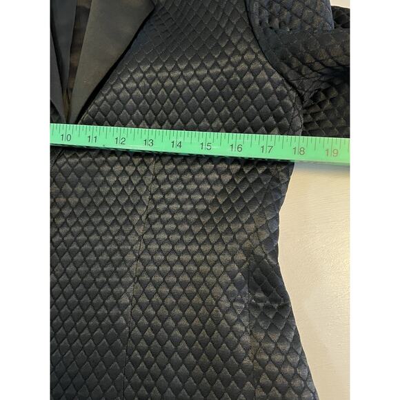 Vtg S. Nemeroff Women’s Blazer Size 6 Black 3-button Old Money Made In USA - Picture 9 of 16